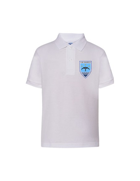 Polo a mezza manica con logo